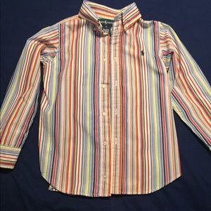 Boys Ralph Lauren Size 6 Multicolor Oxford